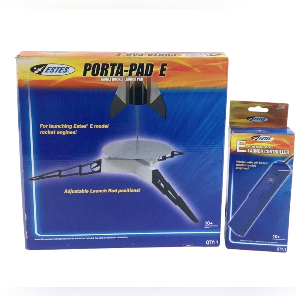 NIB *ESTES Model Rocket Launch Porta-Pad & Launch Controller